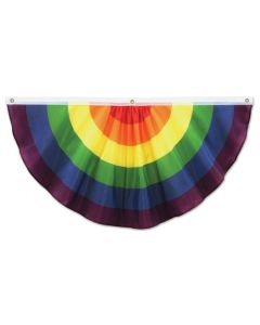 Rainbow Fabric Bunting